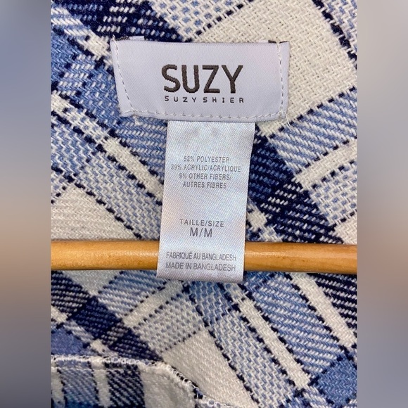 (NEW) Women’s Suzy‎ Shier plaid Shaket size medium - Picture 6 of 15